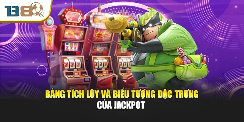 Jackpot Là Gì? Khám Phá Giá Trị Thưởng Cực Khủng Tại B8 1 Bảng tích lũy và biểu tượng đặc trưng của jackpot