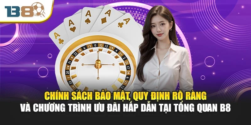 Chính sách bảo mật, quy định rõ ràng và chương trình ưu đãi hấp dẫn tại tổng quan B8