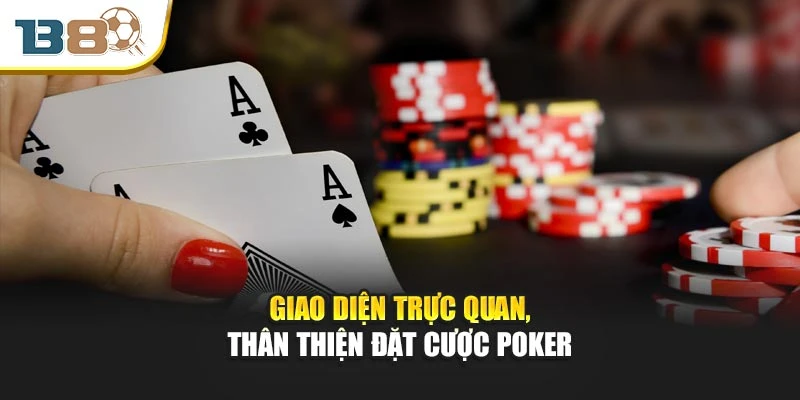 Game Poker Hấp Dẫn Tại B8 – Trải Nghiệm Cảm Xúc Thăng Hoa 2 Giao diện trực quan, thân thiện đặt cược poker